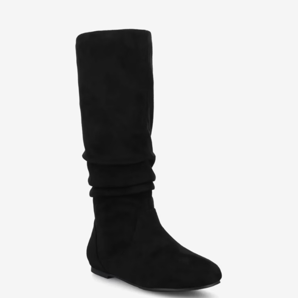 Black Women's Tall Suede Boot